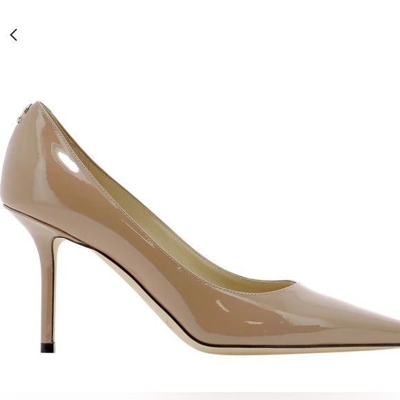 Jimmy Choo Romy 85 Patent Leather Pumps - “ballet pink” (it’s a gorge beige) - Picture 1 of 5